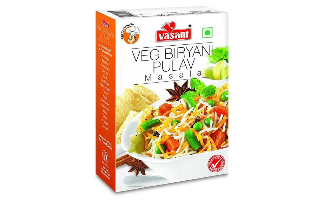 Vasant Veg Biryani Pulav Masala    Box  50 grams